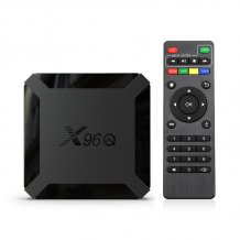 X96Q smart tv box Android 10.0 Allwinner H313 Quad Core support 2.4G Wifi 1GB 8GB 2GB 16GB media player 4K ship from france X96Q