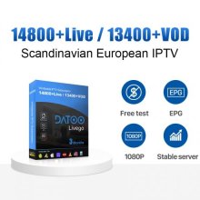 6 Months DATOO Livego World IPTV Subscription Europe Germany Belgium Sweden Spain IPTV M3U List Support 24h Free Test