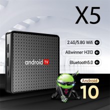 Android Tv Box X5 Android 10.0 Allwinner H313 2GB 16GB 2.4G Wifi Smart Set Top Box