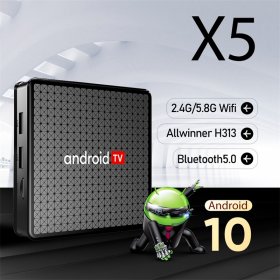 Android Tv Box X5 Android 10.0 Allwinner H313 2GB 16GB 2.4G Wifi Smart Set Top Box
