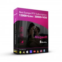 6 Months Megaott IPTV Subscription M3u 4K VIP Sport Hot XXX Xtream Api Smarter Code Abonnement