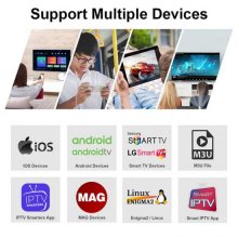 12 Months Cobra Stable IPTV Server M3U XXX Code France Europe Smarters Pro Abonnement