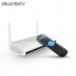 10Pcs leadcool Smart TV Box Android 9.0 Amlogic S905W 1G 8G Set Top Box Ship to France