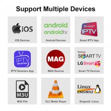 12 Months SUBTV IPTV 1 For 3 Devices Android Smart tv m3u Mag France Germany Arabic Lxtream Subscription