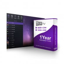 12 Months SUBTV IPTV 1 For 3 Devices Android Smart tv m3u Mag France Germany Arabic Lxtream Subscription