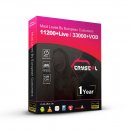 12 Months Crystal Global IPTV Subscription 4K FHD Free Test M3u List Smarter Pro Code IOS Devices
