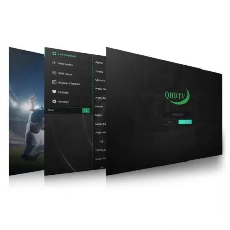 6 Months QHDTV IPTV Abonnement France Arabic Support Android X96M Leadcool Box M3u Smarter Pro Code