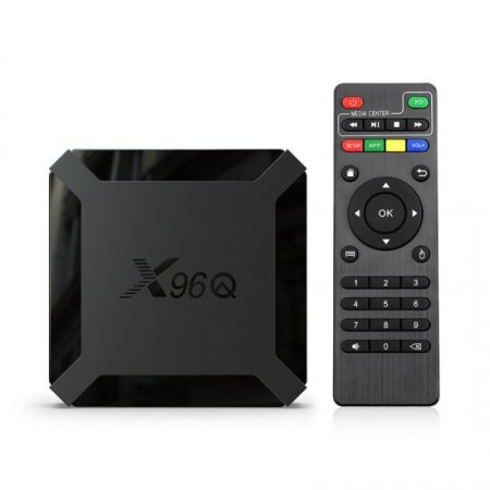 X96Q smart tv box Android 10.0 Allwinner H313 Quad Core support 2.4G Wifi 1GB 8GB 2GB 16GB media player 4K ship from france X96Q