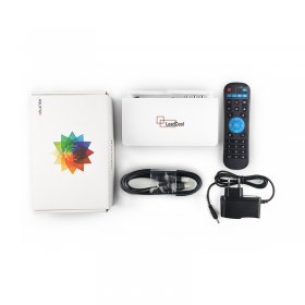 10Pcs leadcool Smart TV Box Android 9.0 Amlogic S905W 1G 8G Set Top Box Ship to France