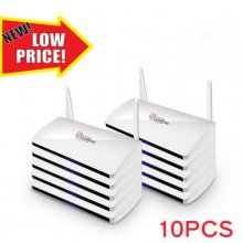10Pcs leadcool Smart TV Box Android 9.0 Amlogic S905W 1G 8G Set Top Box Ship to France