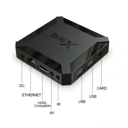 X96Q smart tv box Android 10.0 Allwinner H313 Quad Core support 2.4G Wifi 1GB 8GB 2GB 16GB media player 4K ship from france X96Q