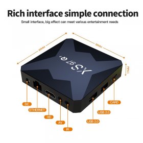 Cheapest XS97Q Android 10.0 Smart Set-Top-Box Allwinner H313 Quad Core 1GB RAM 8GB ROM 4K TV-Box Android